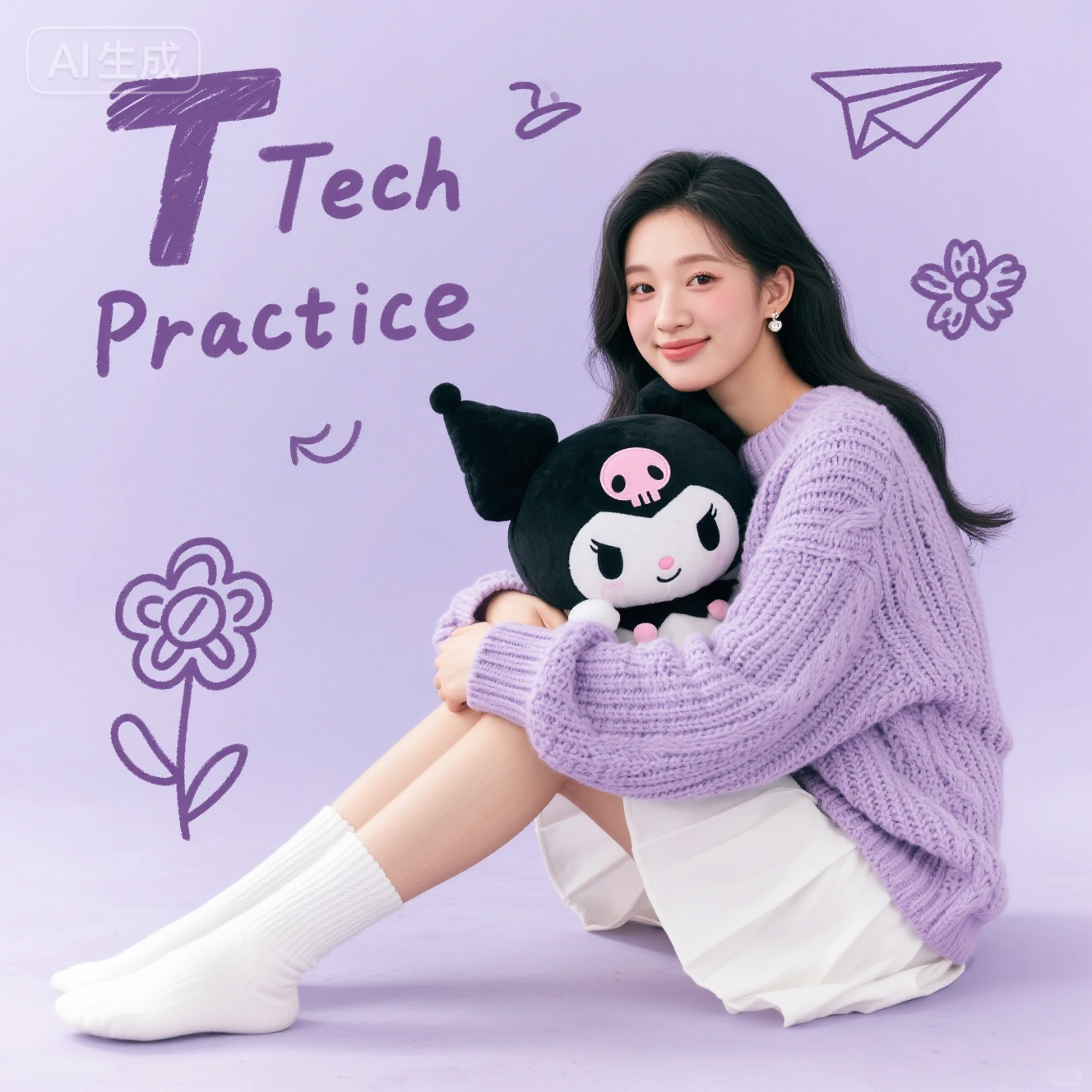 A full-body studio portrait of...